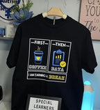 First Coffee, Then Data – Special Education Teacher Shirt