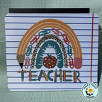 Rainbow Teacher Mouse Pad – Cute Desk Accessory for Educators