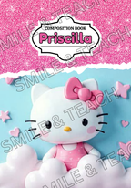 Hello Kitty 2 Personalized Composition Notebook