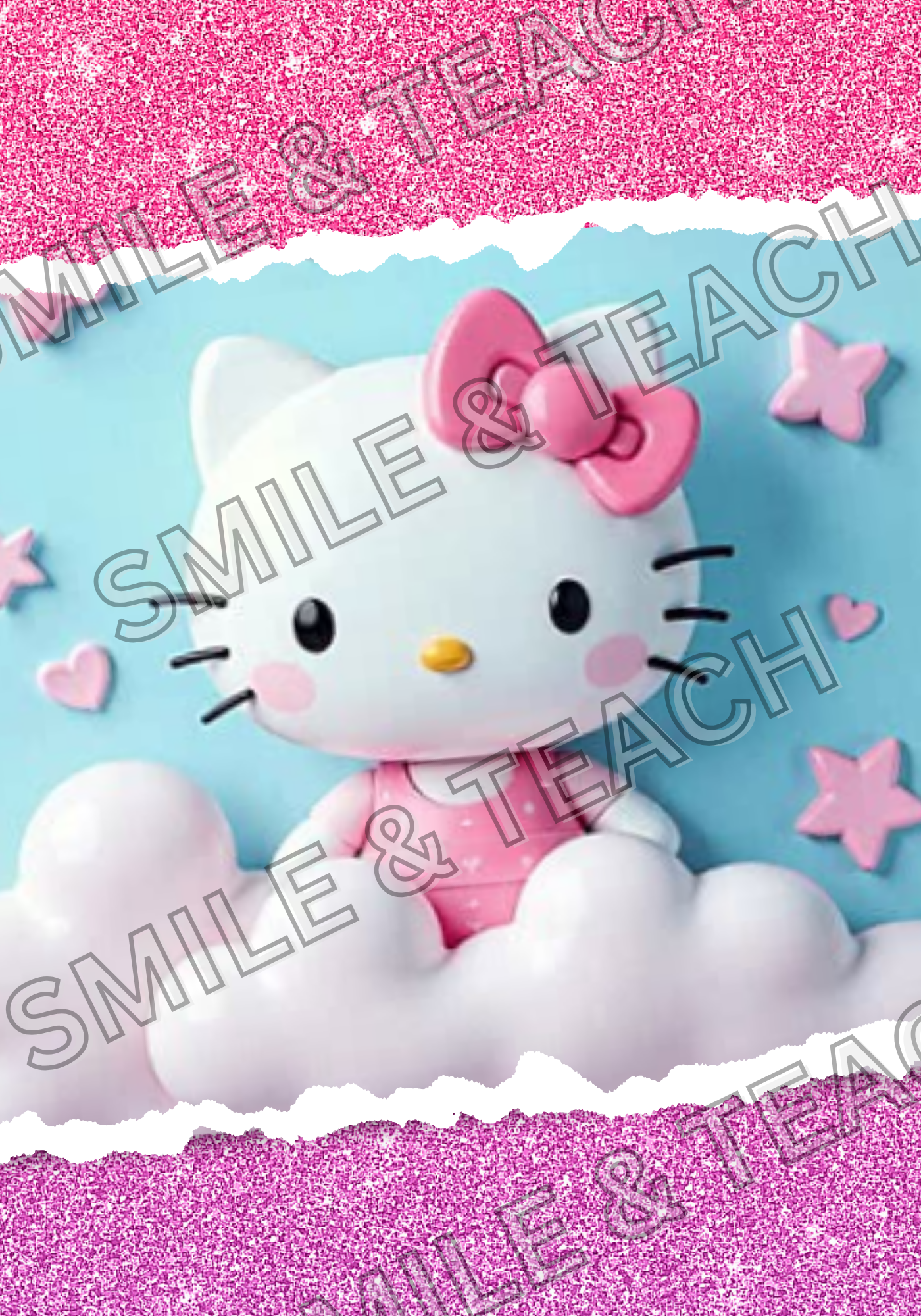 Hello Kitty 2 Personalized Composition Notebook