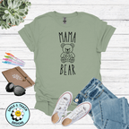 Mama Bear Graphic Tee | Cute Teddy Bear Mom Shirt | Motherhood T-Shirt | Sweet Mother’s Day Gift