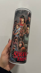 🔴 Stranger Things Retro Sci-Fi Series–Inspired Tumbler – 20 oz Skinny