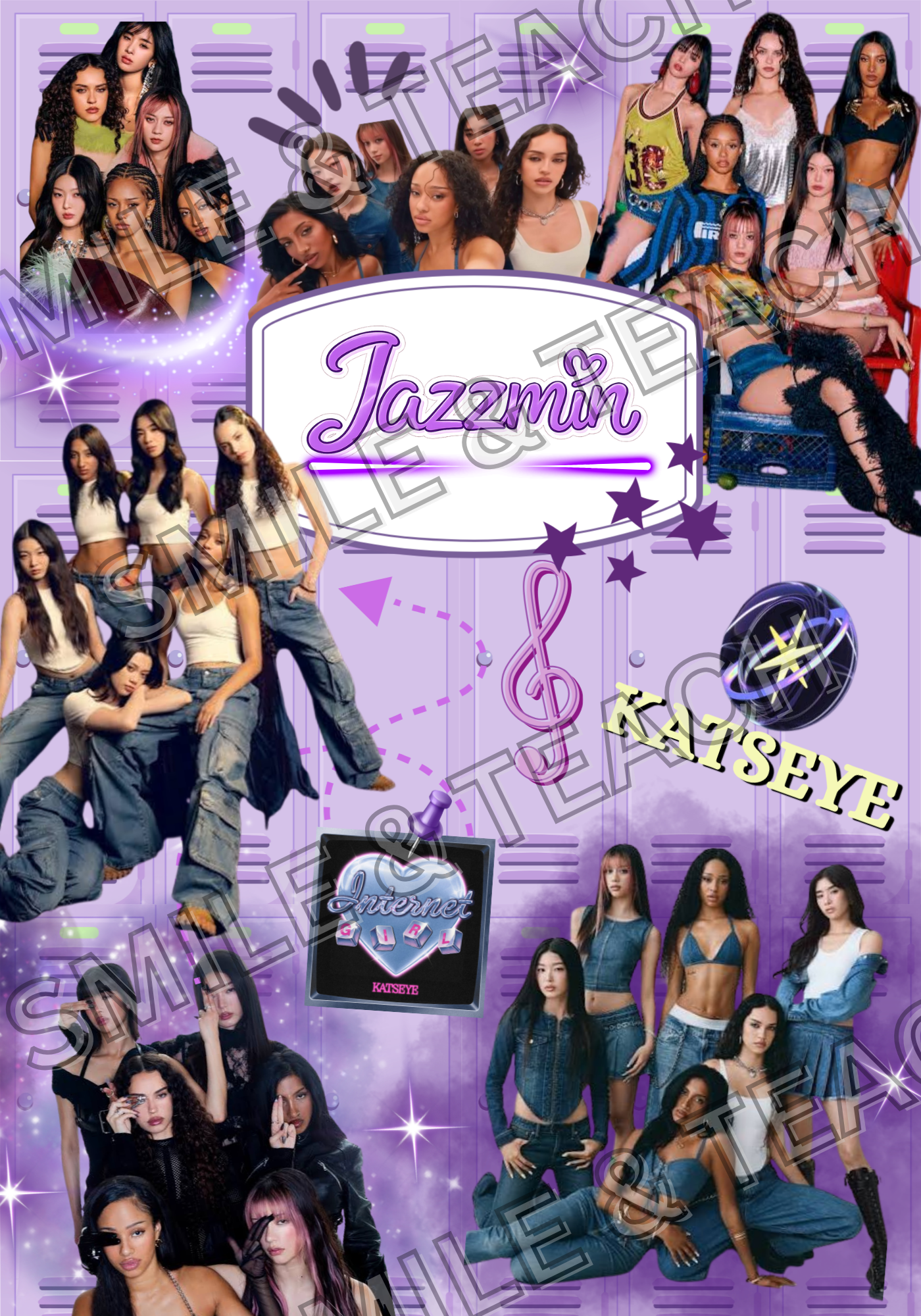 KATSEYE Personalized Composition Notebook