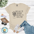 Some Days I’m Supermom Other Days I’m Coffee Mom Graphic Tee | Funny Mom Shirt | Coffee Lover Mama T-Shirt