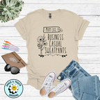 Mom Life Business Casual Sweatpants Graphic Tee | Work From Home Mom Shirt | Entrepreneur Mama T-Shirt