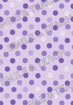 Purple Polka Dots Personalized Composition Notebook