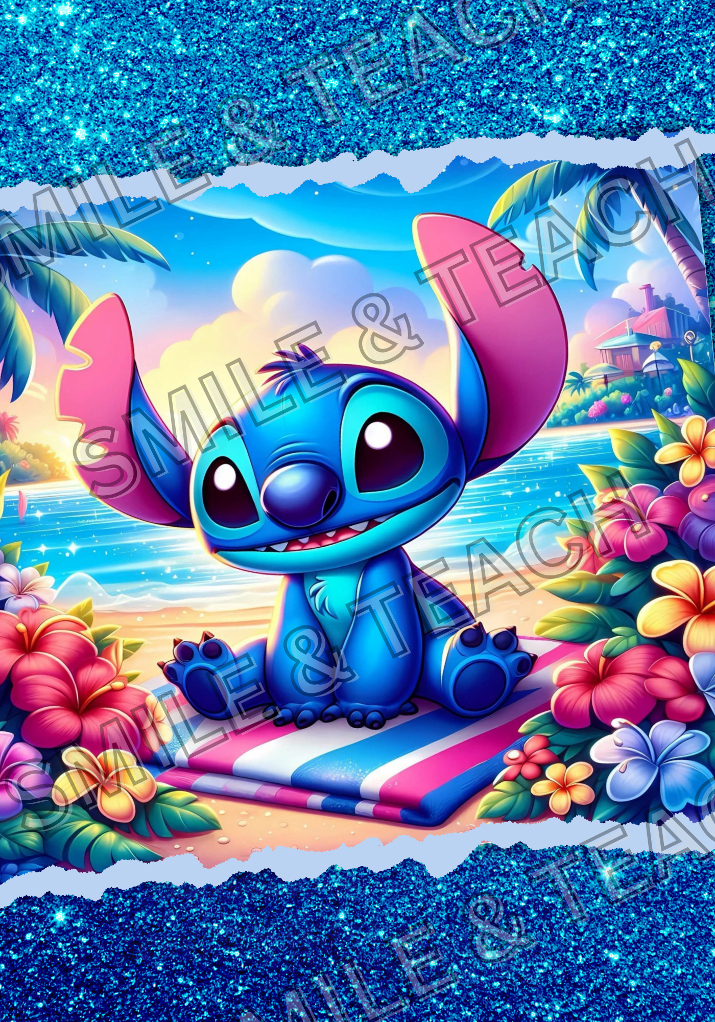 Stitch Personalized Composition Notebook