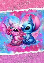 Lilo & Angel Personalized Composition Notebook