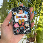 Personalized Composition Notebook ID Badge Holder