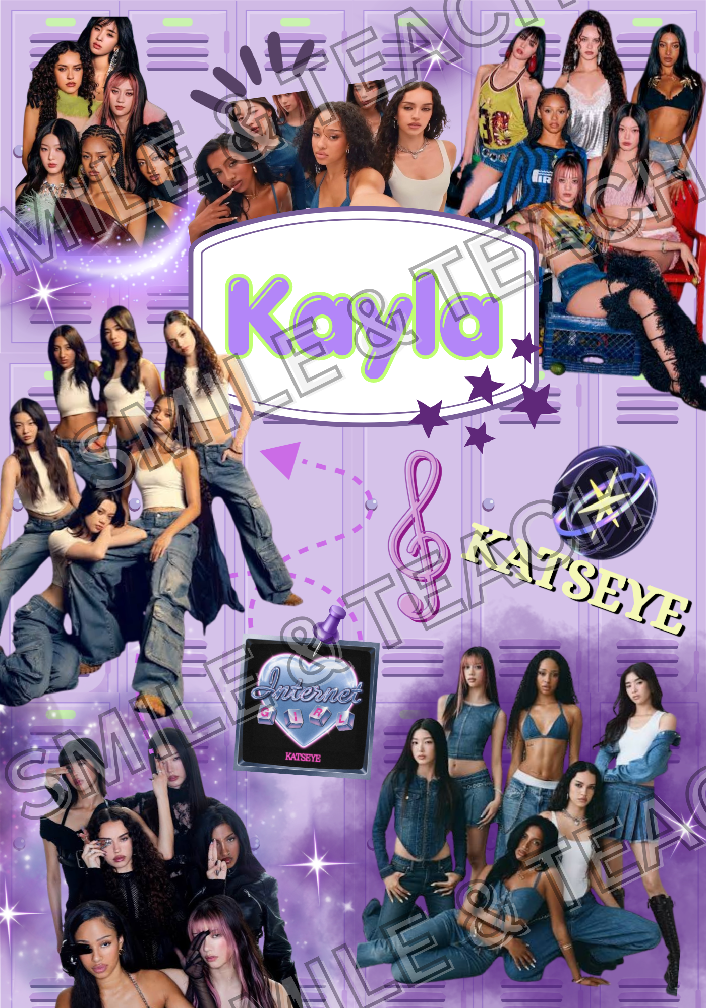 KATSEYE Personalized Composition Notebook