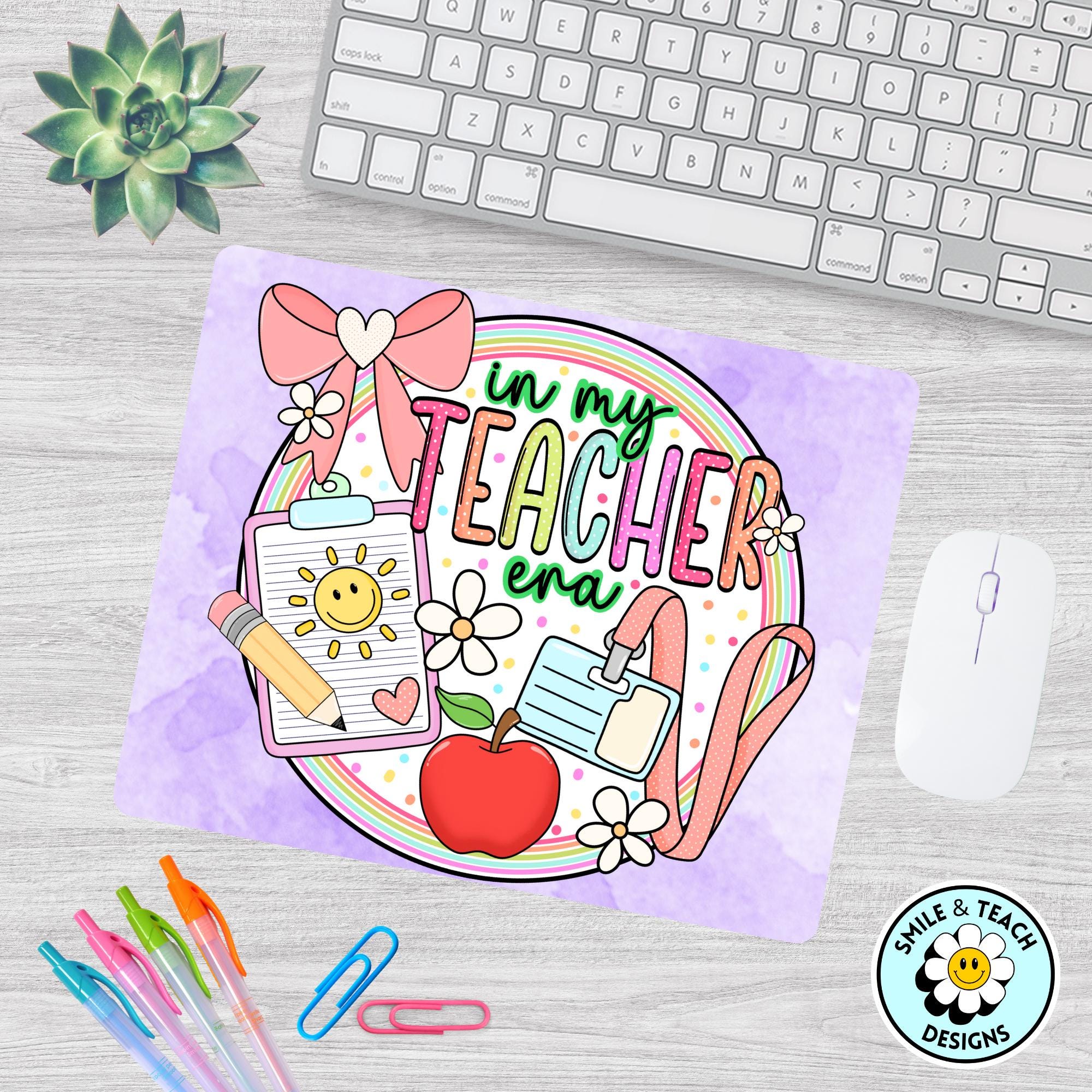 In My Teacher Era Mouse Pad – Fun Teacher Desk Accessory