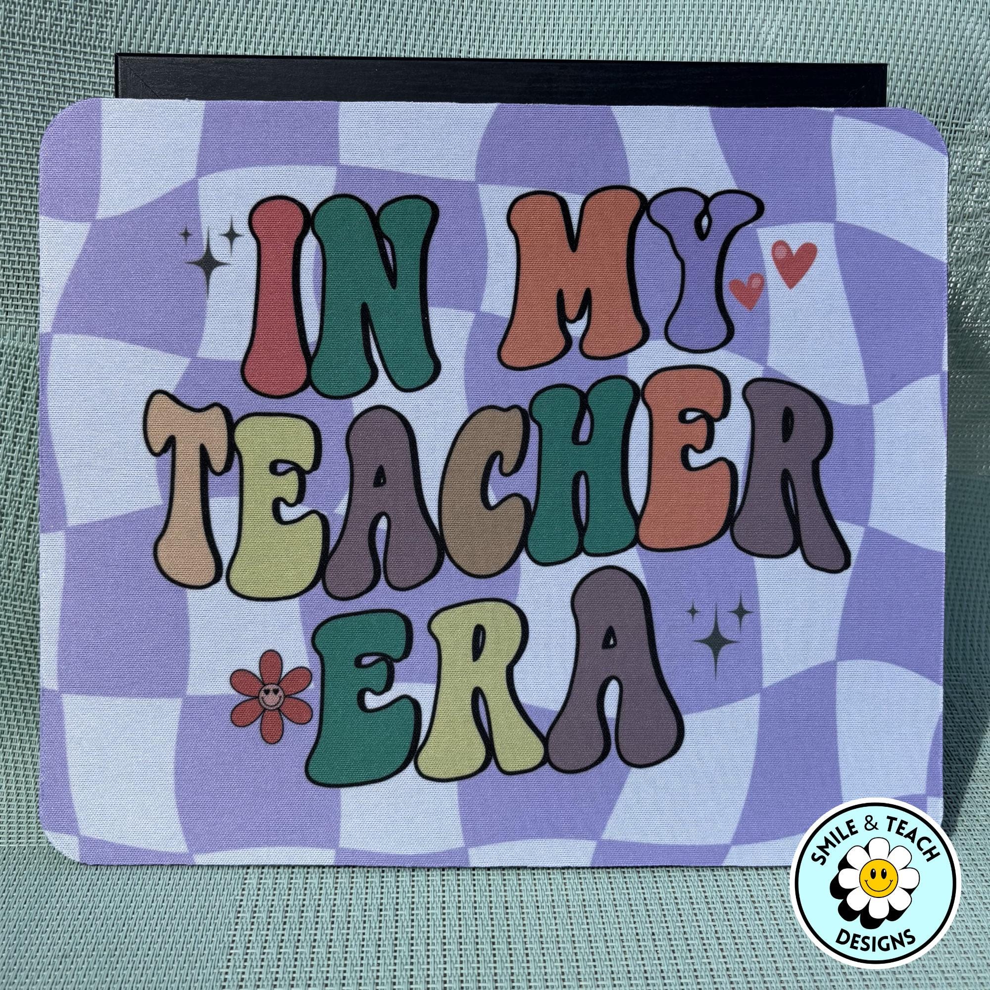 In My Teacher Era Mouse Pad – Retro Teacher Desk Accessory