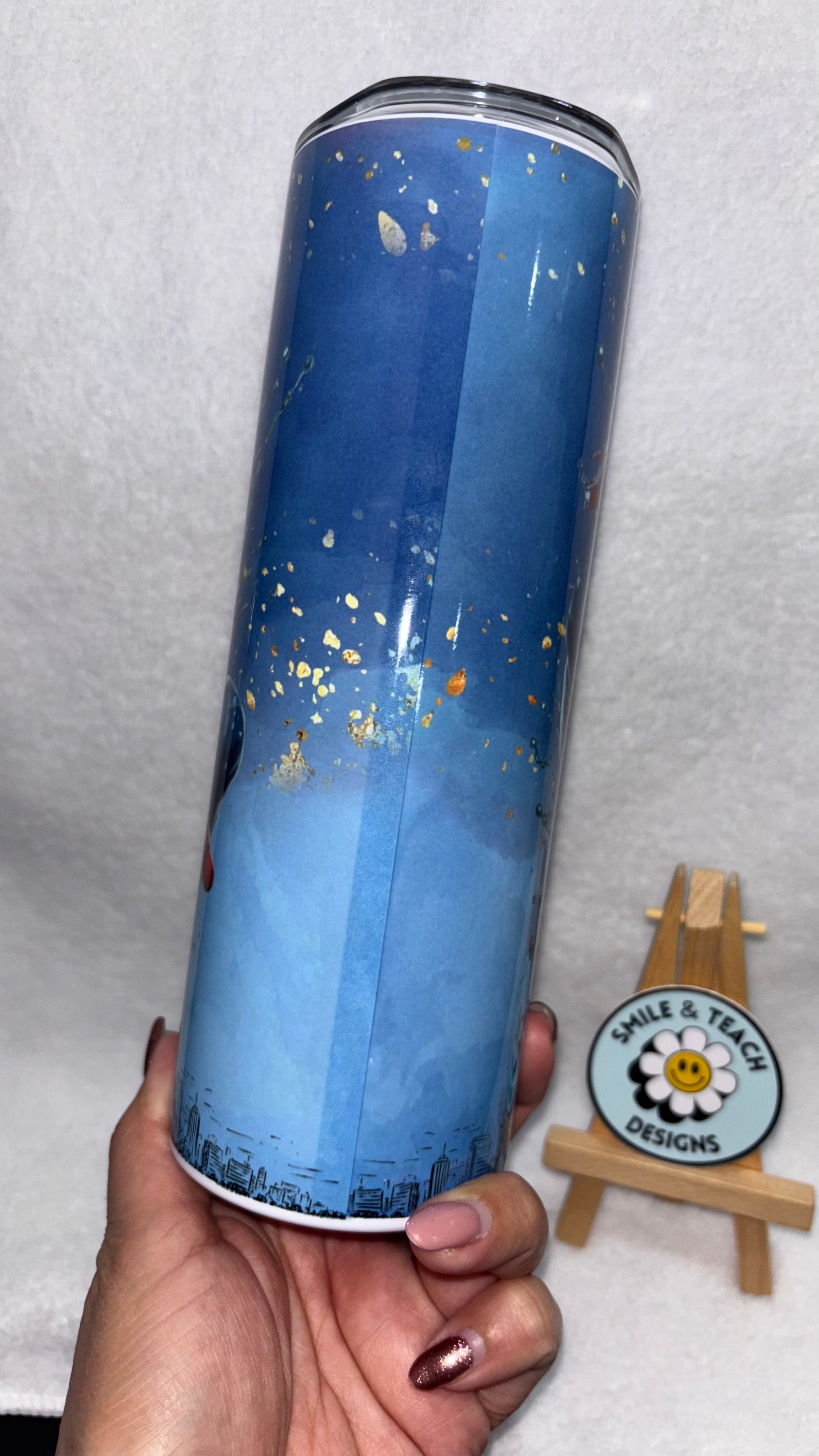 🕷️ Spiderman Superhero-Inspired Personalized Tumbler – 20 oz Skinny