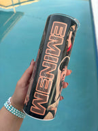 🎤 Eminem Inspired Skinny Tumbler | 20 oz Stainless Steel Rap Fan Cup