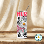 🩺 Nurse Mode 20oz Skinny Tumbler – Insulated Stainless Steel