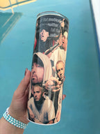 🎤 Eminem Inspired Skinny Tumbler | 20 oz Stainless Steel Rap Fan Cup