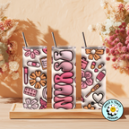 💗 Nurse Life 20oz Skinny Tumbler – Insulated Stainless Steel