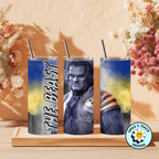 🐺 Beast-Inspired Character Tumbler – 20 oz Skinny
