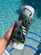 ⚽ Personalized Soccer Tumbler – 20 oz Skinny