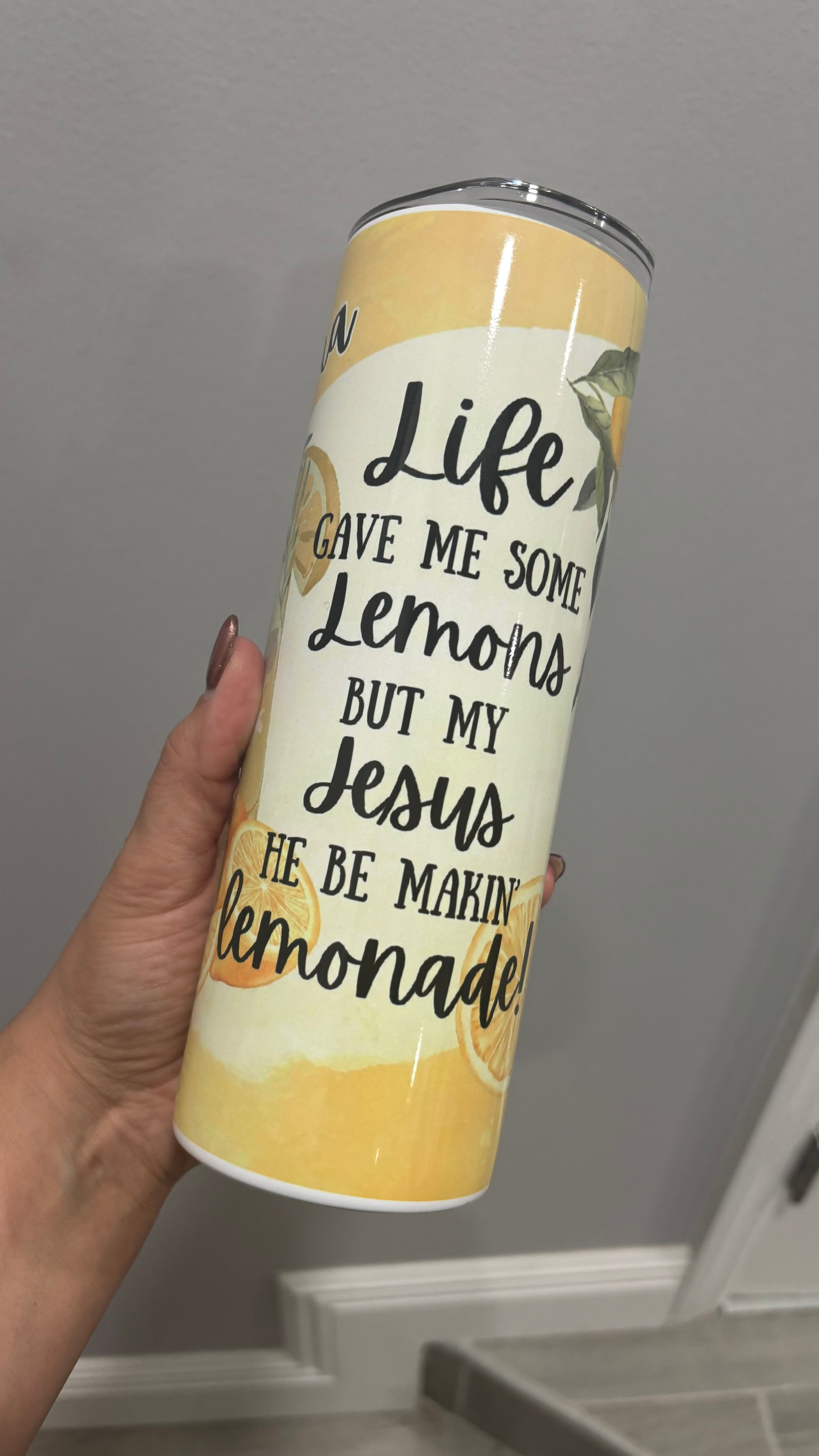 Jesus Lemonade 20oz Skinny Tumbler