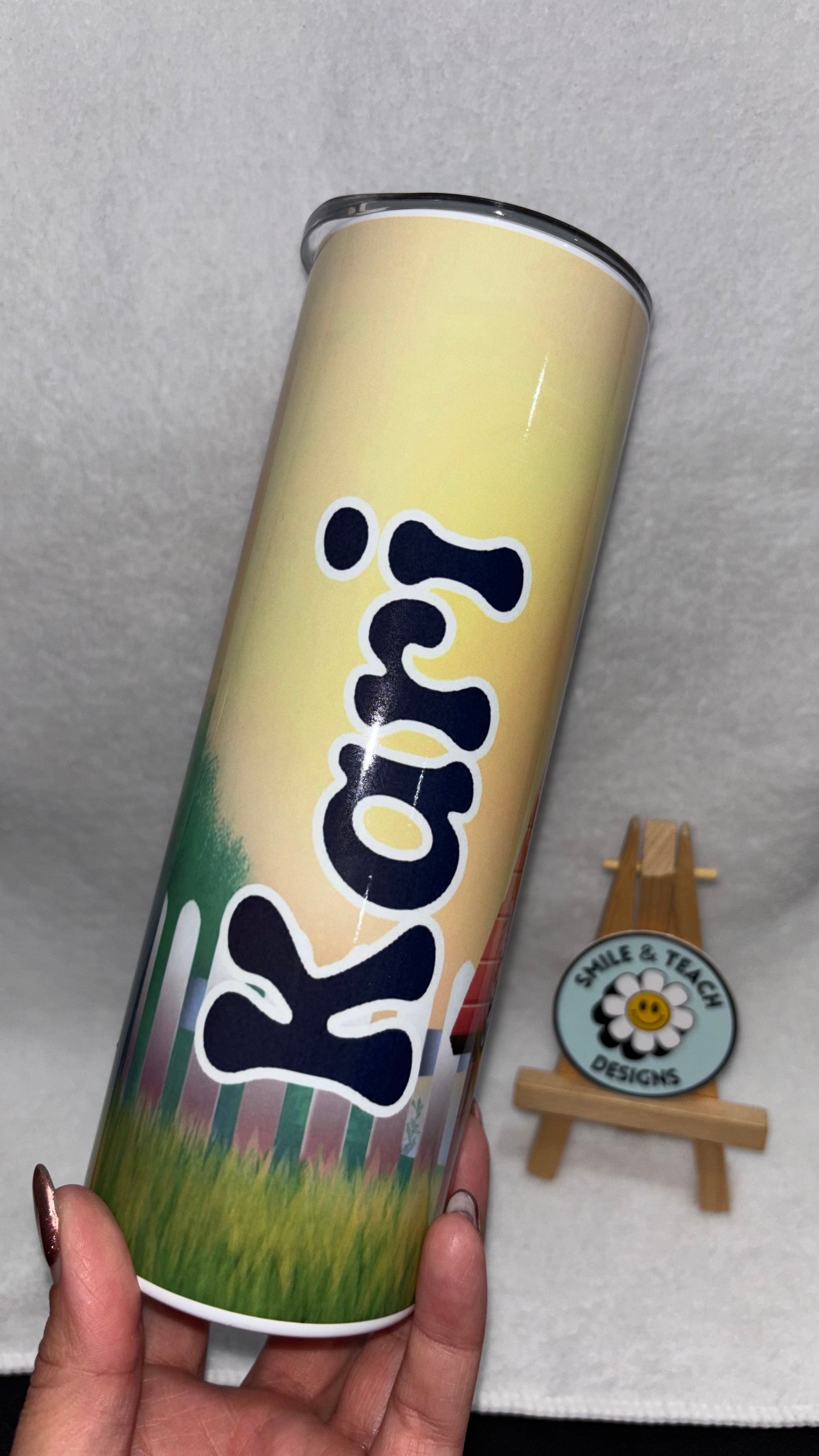 ☀️ Classic Snoopy Cartoon Dog & Bird–Inspired Tumbler – 20 oz Skinny