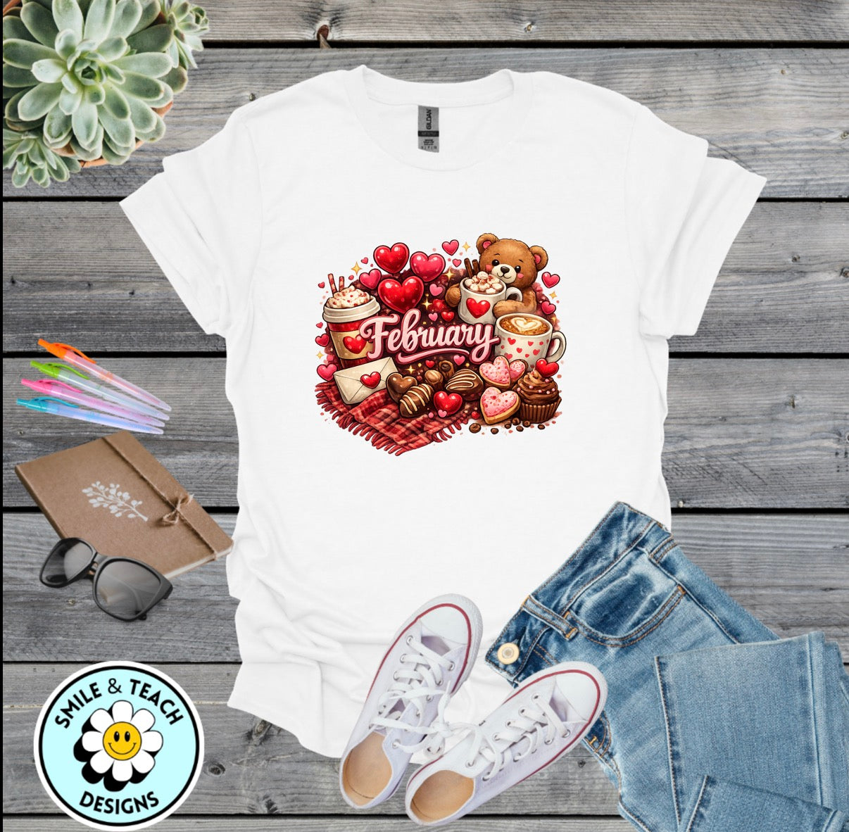 February theme DTF transfer