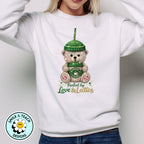 Fueled by love and lattes DTF transfer