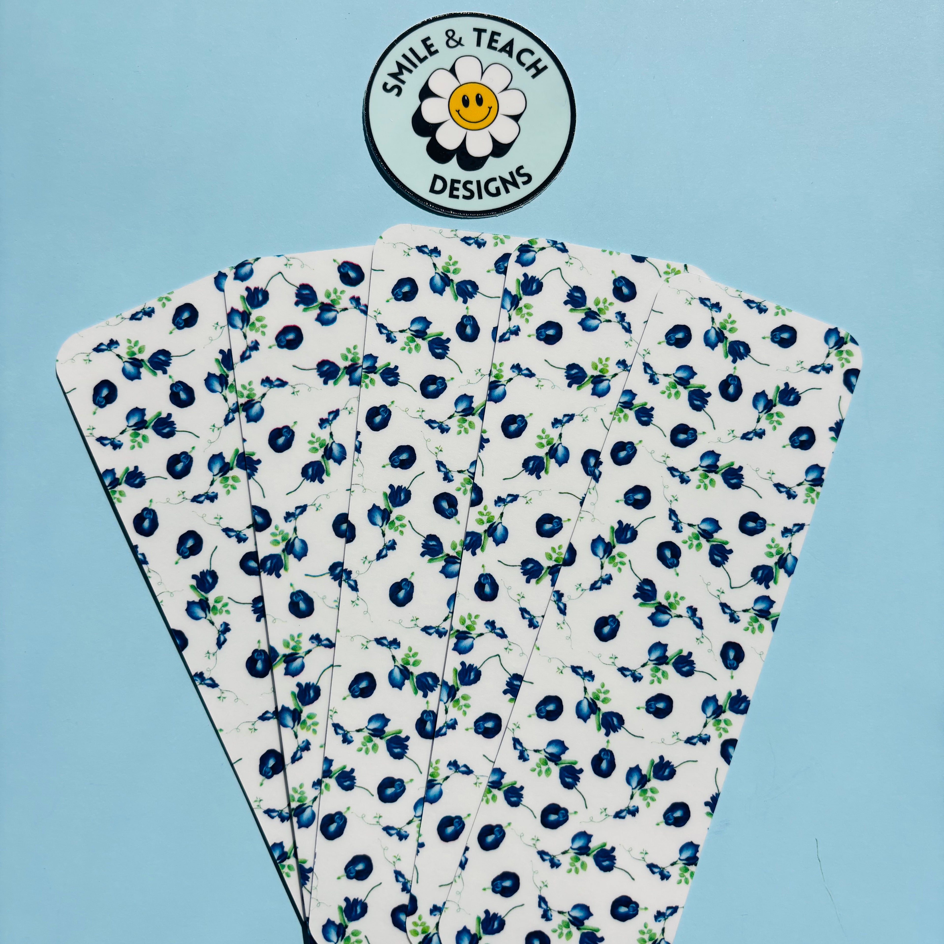 Blueberry Garden Botanical Bookmark