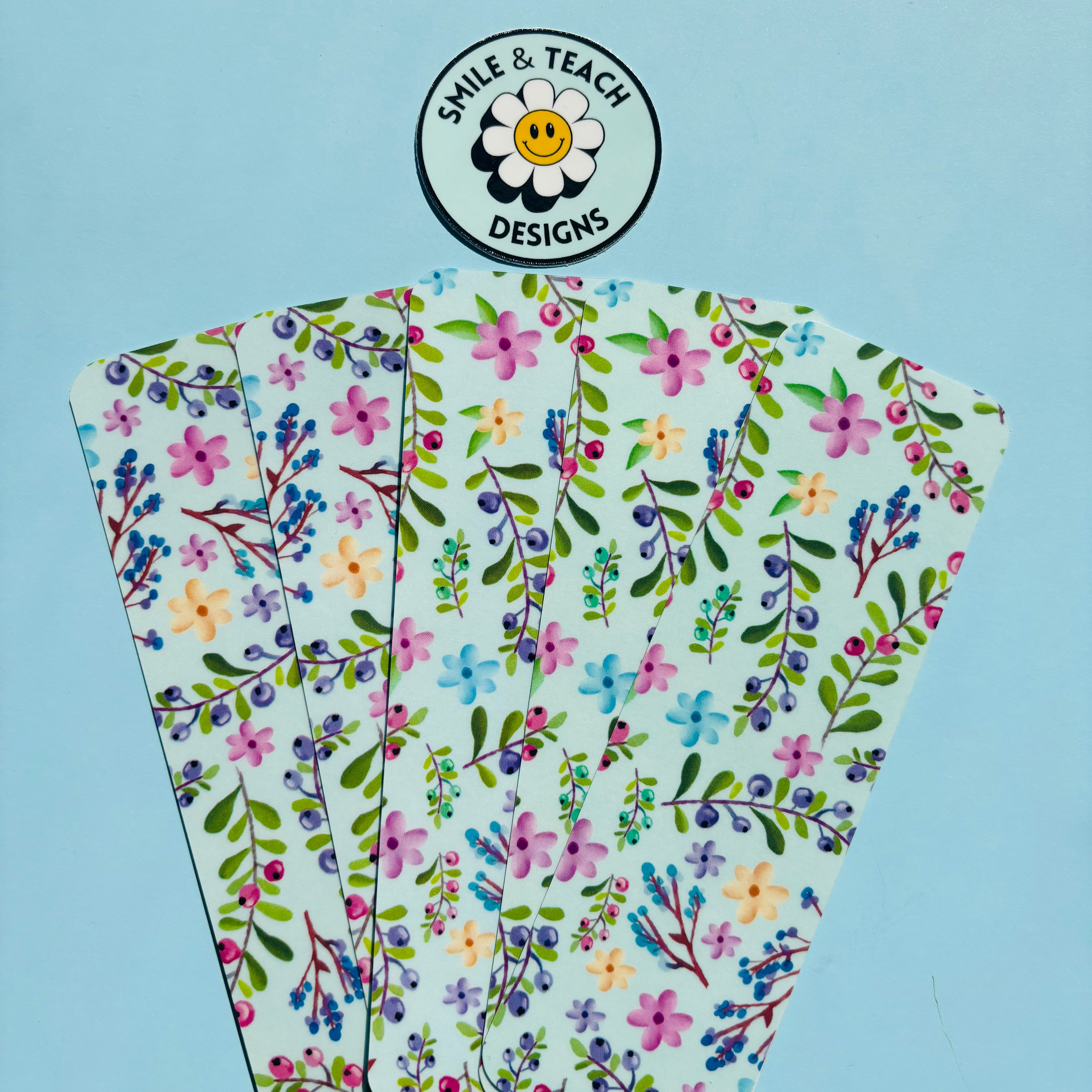 Wildflower Vine Botanical Bookmark