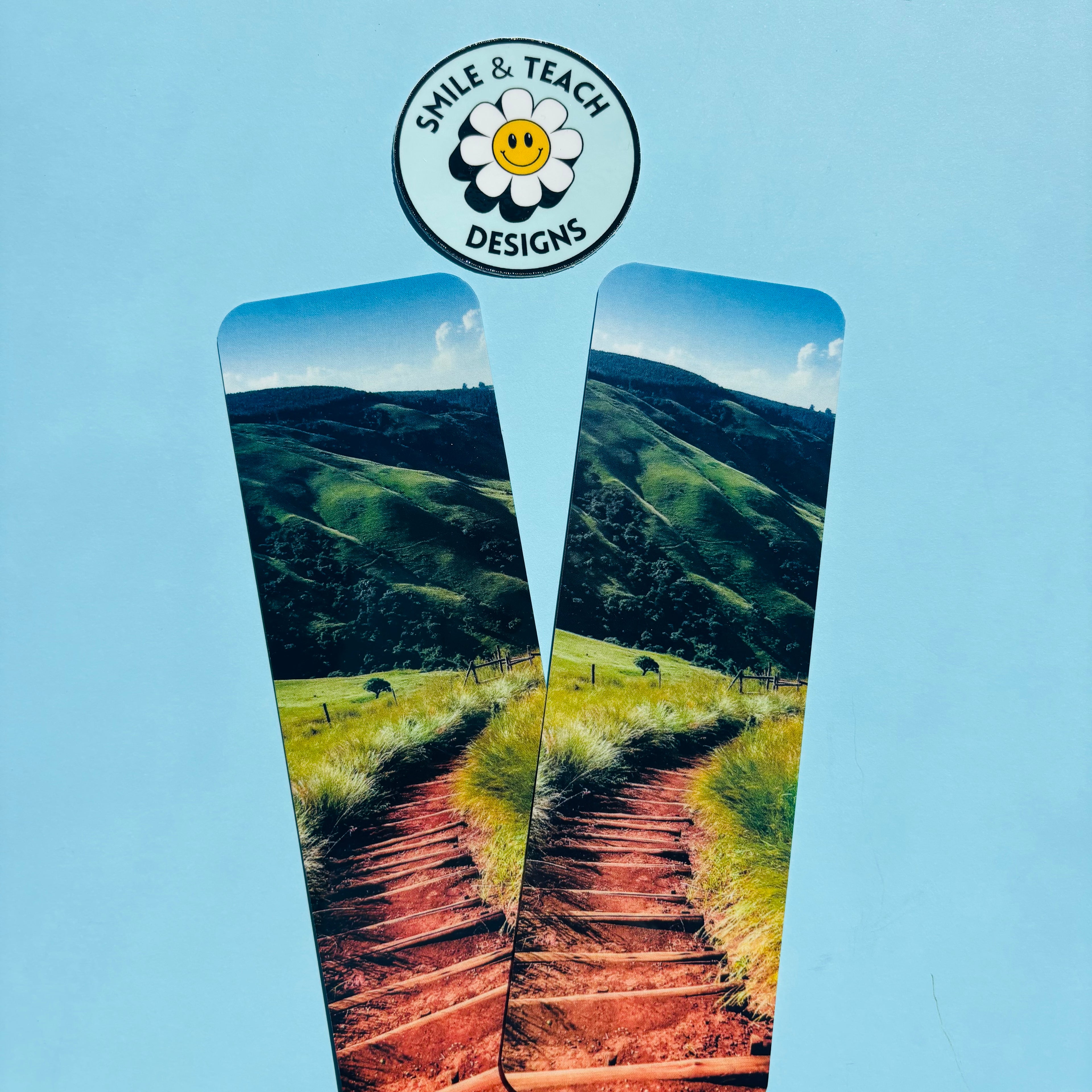Mountain Trail Landscape Bookmark
