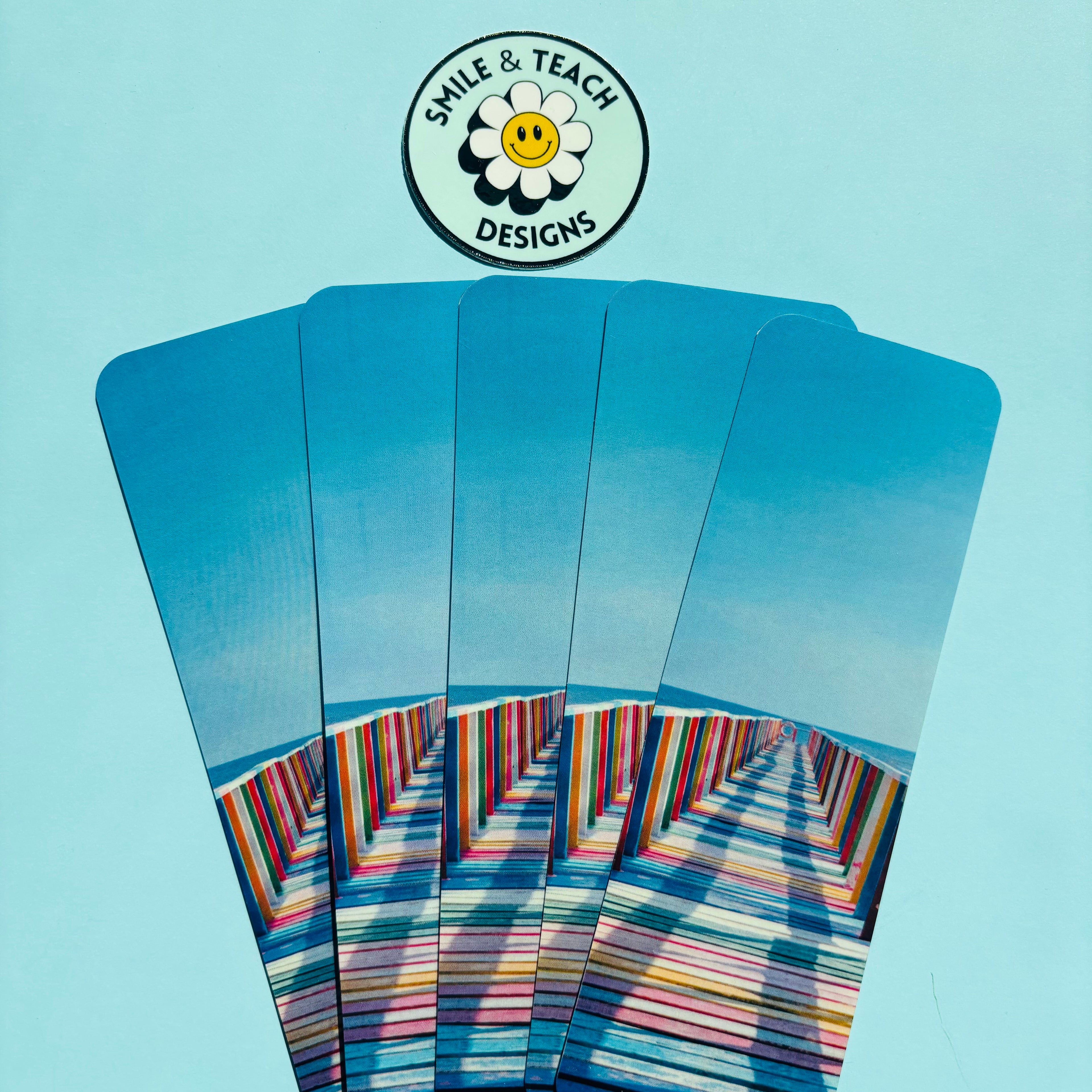 Modern Woven Horizon Bookmark