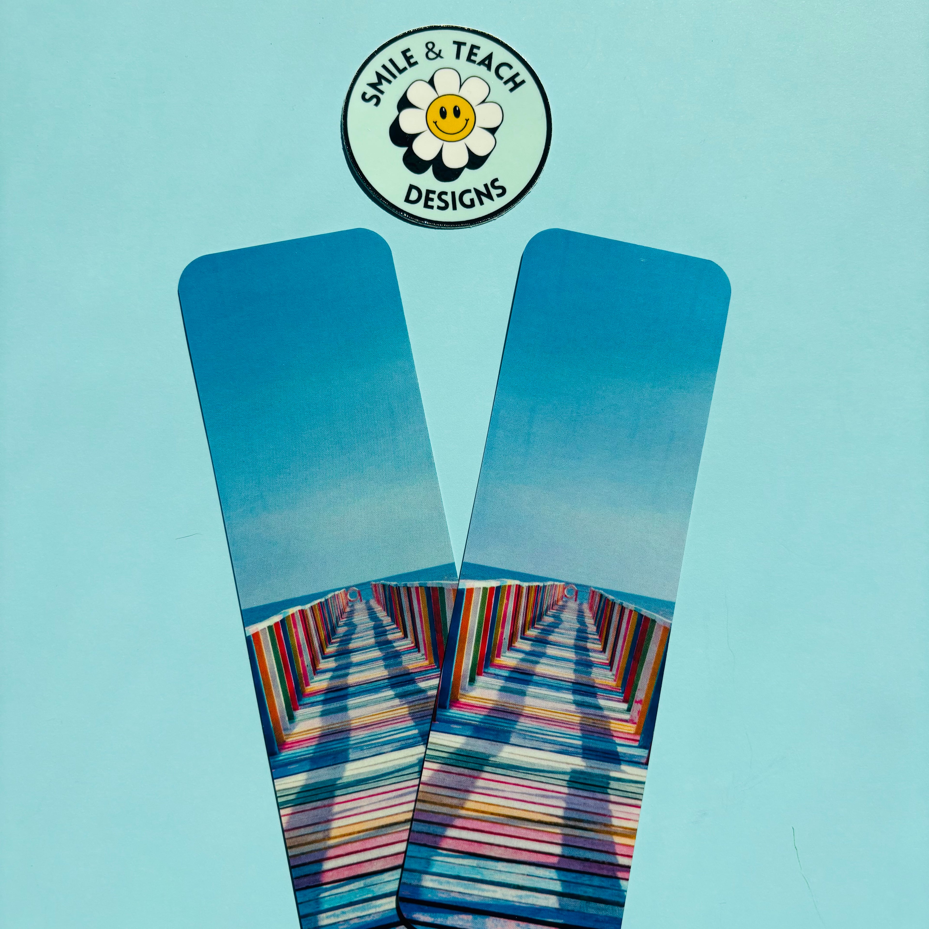 Modern Woven Horizon Bookmark