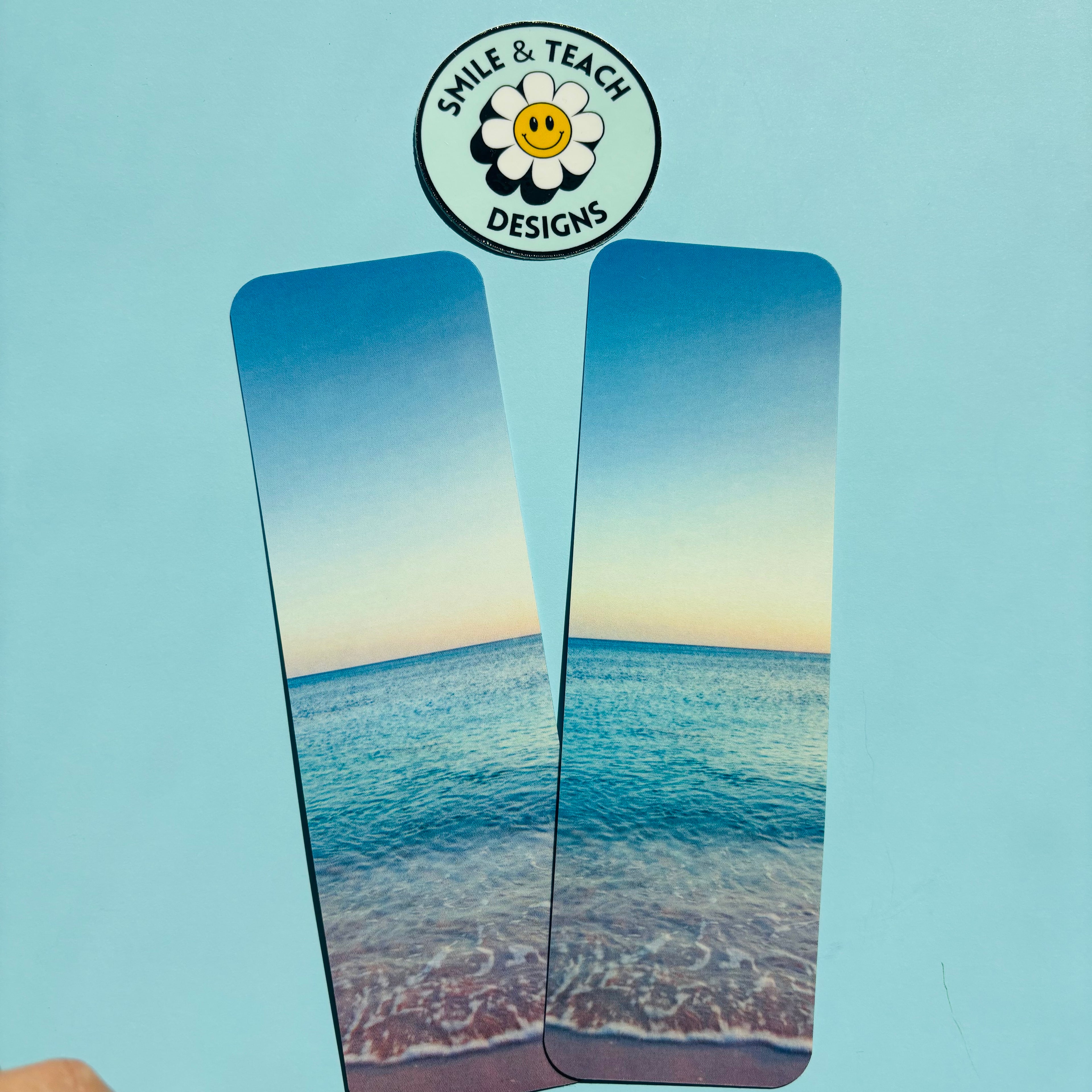 Calm Ocean Horizon Bookmark