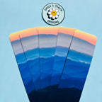 Blue Mountain Sunset Bookmark