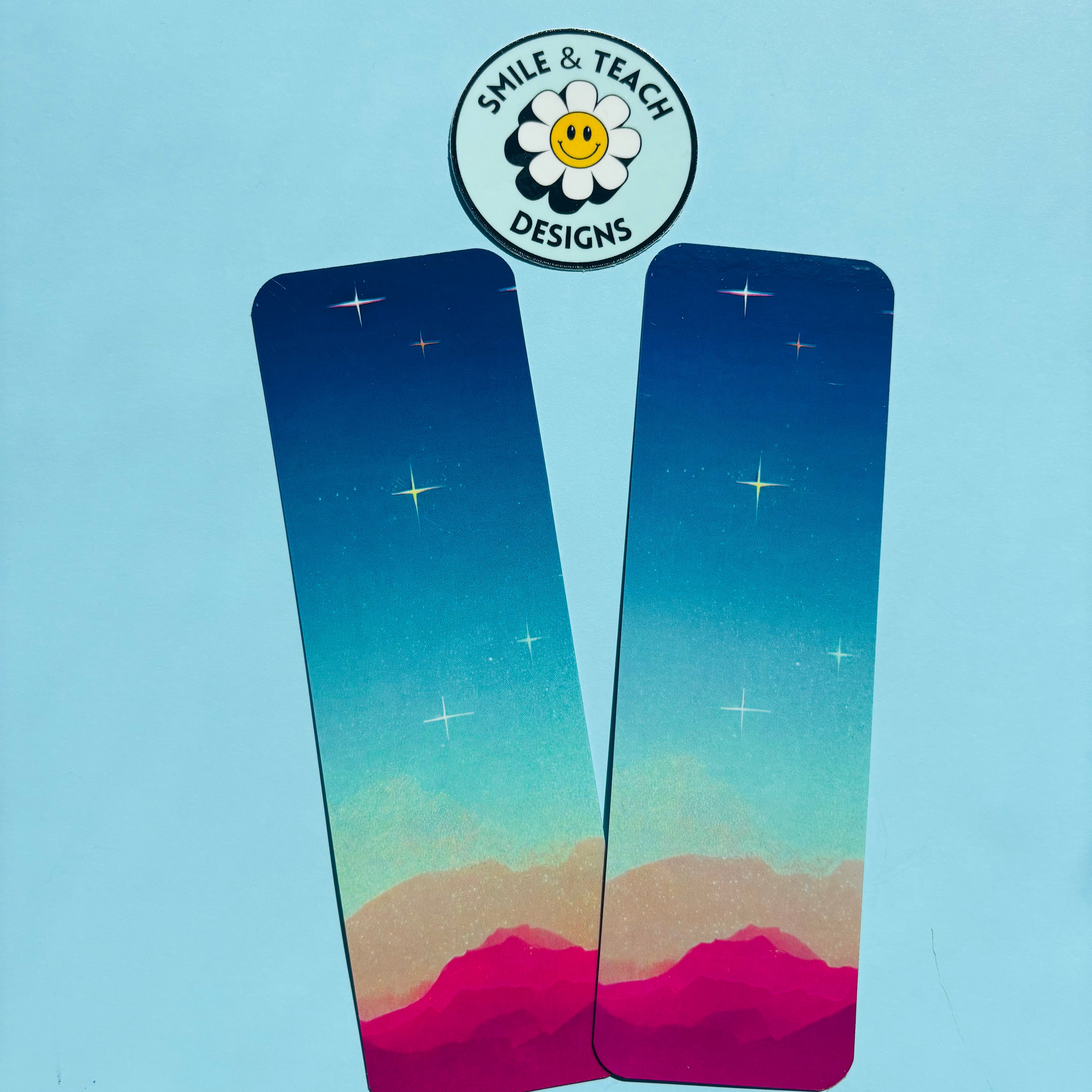 Starry Desert Night Bookmark
