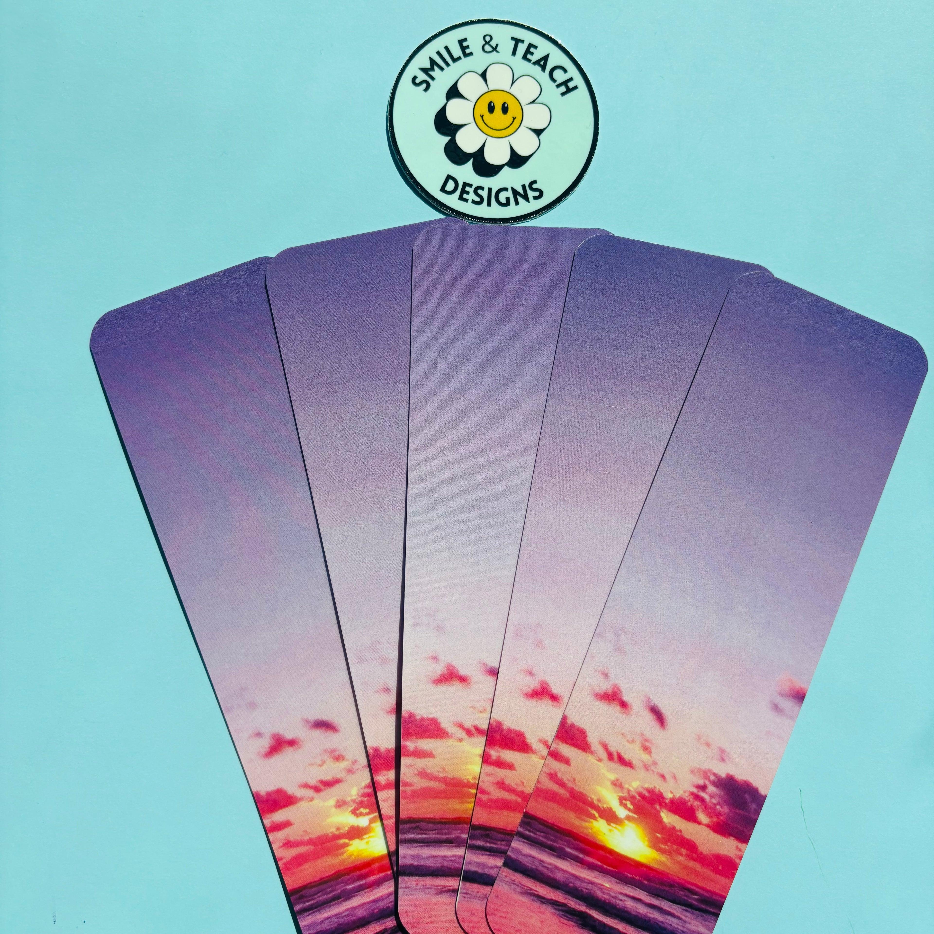 Sunset Horizon Gradient Bookmark
