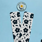 Black & White Floral Bookmark