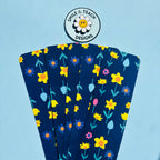 Midnight Floral Garden Bookmark
