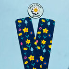 Midnight Floral Garden Bookmark