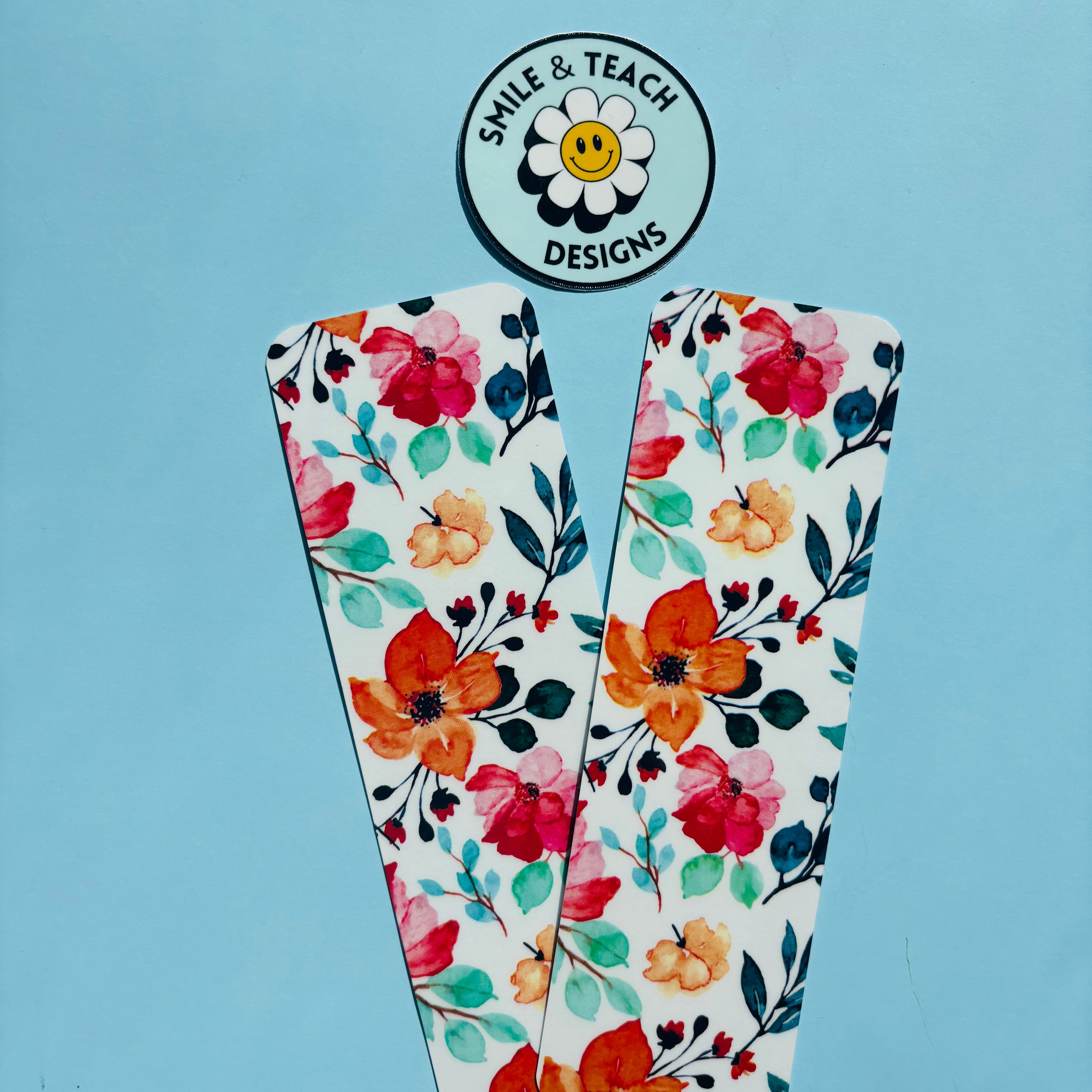 Colorful Wildflower Botanical Bookmark