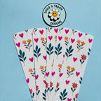 Floral Heart Botanical Bookmark