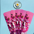 Pink Orchid Laminated Bookmark