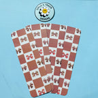 Neutral Bow Checker Bookmark