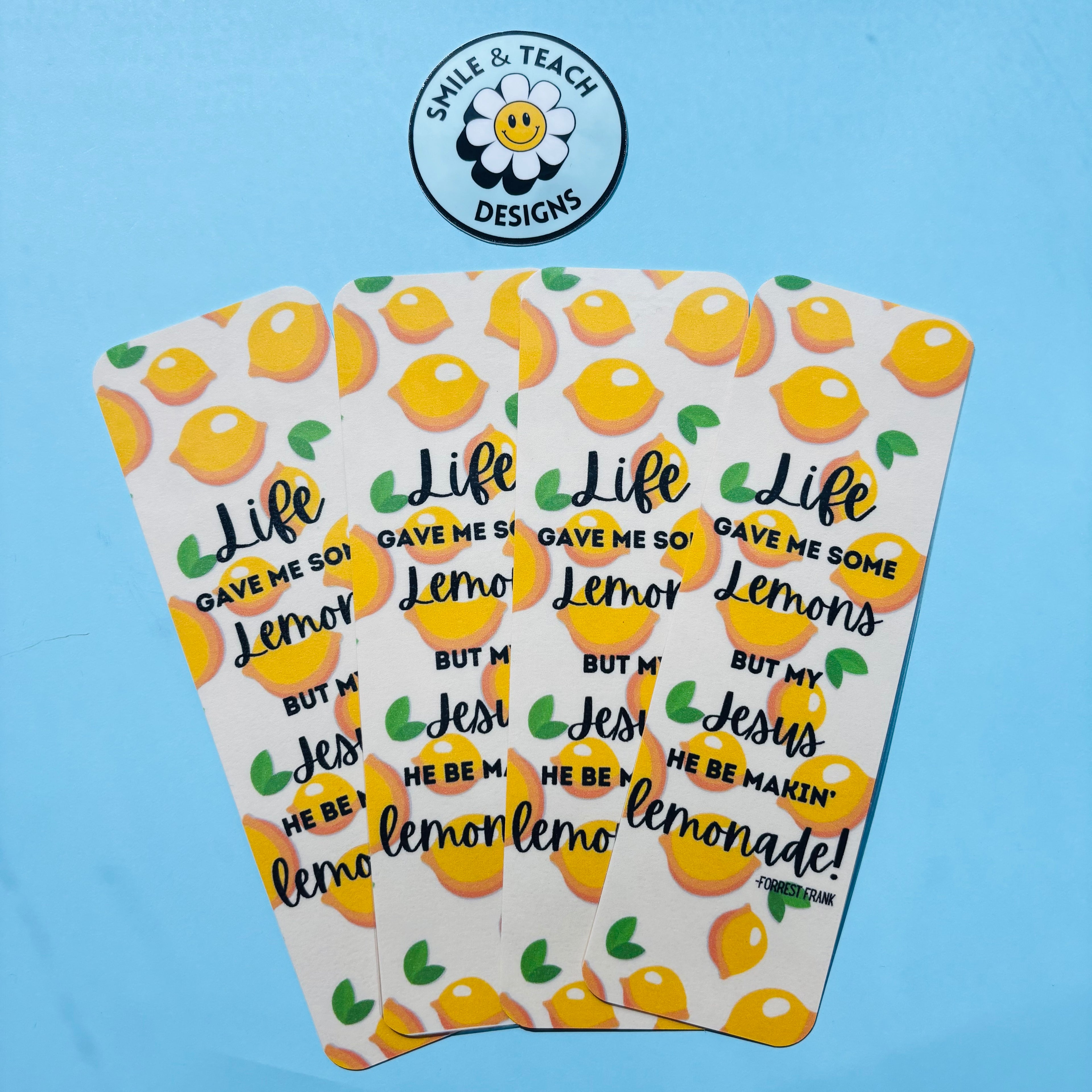 Life Gave Me Lemons Scripture Bookmark