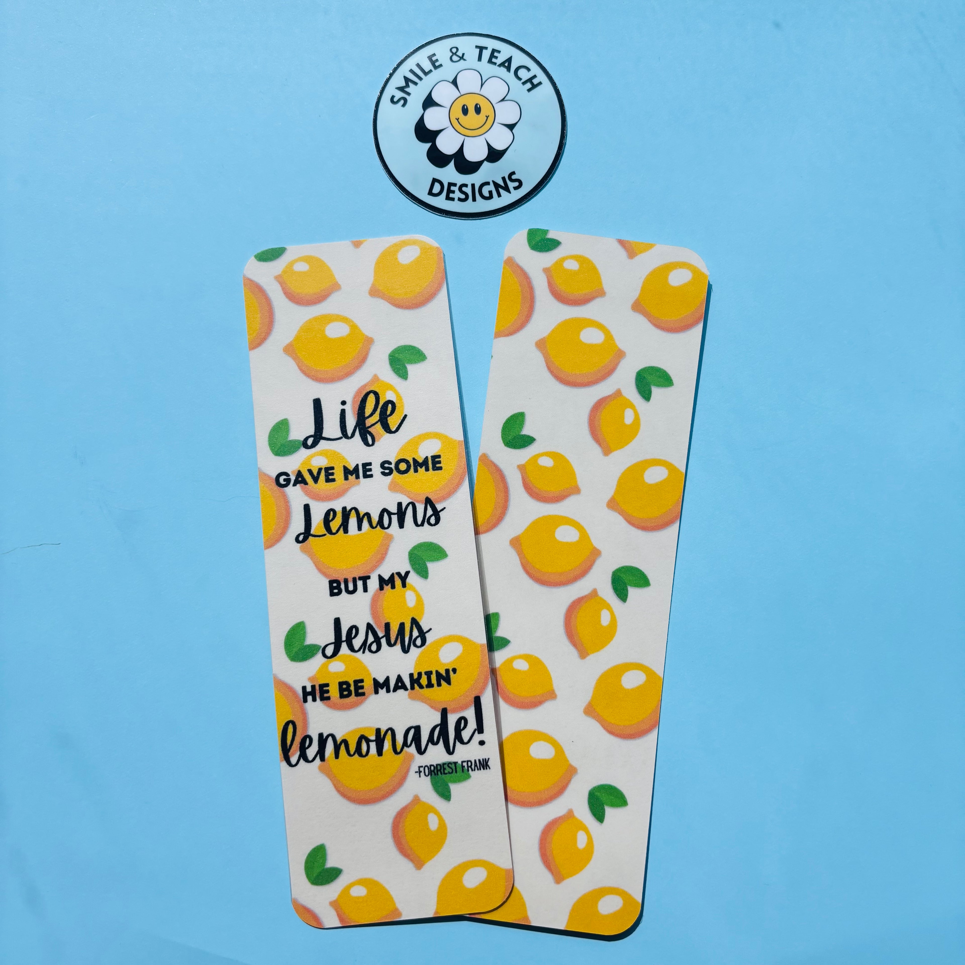 Life Gave Me Lemons Scripture Bookmark