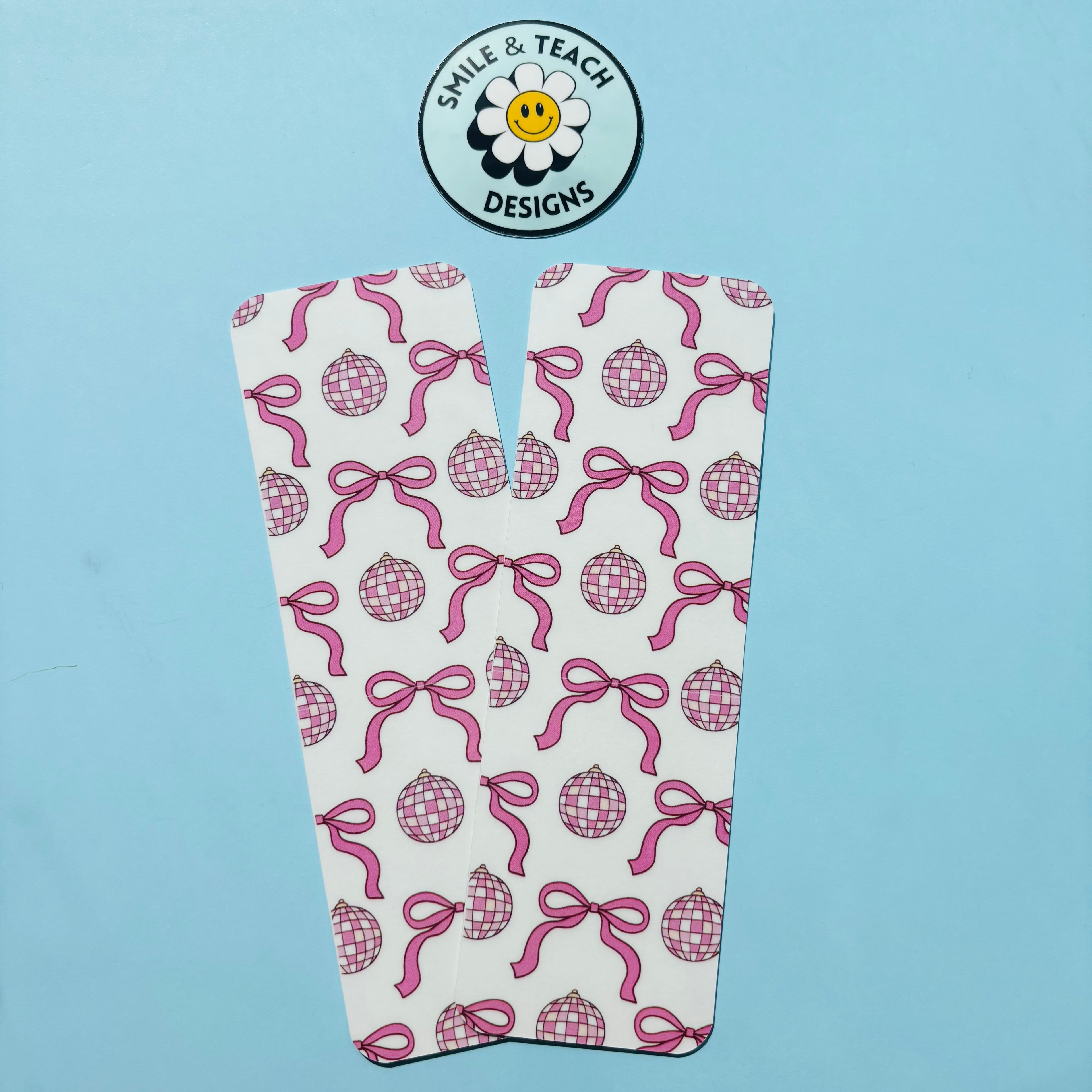 Pink Bows & Disco Vibes Bookmark
