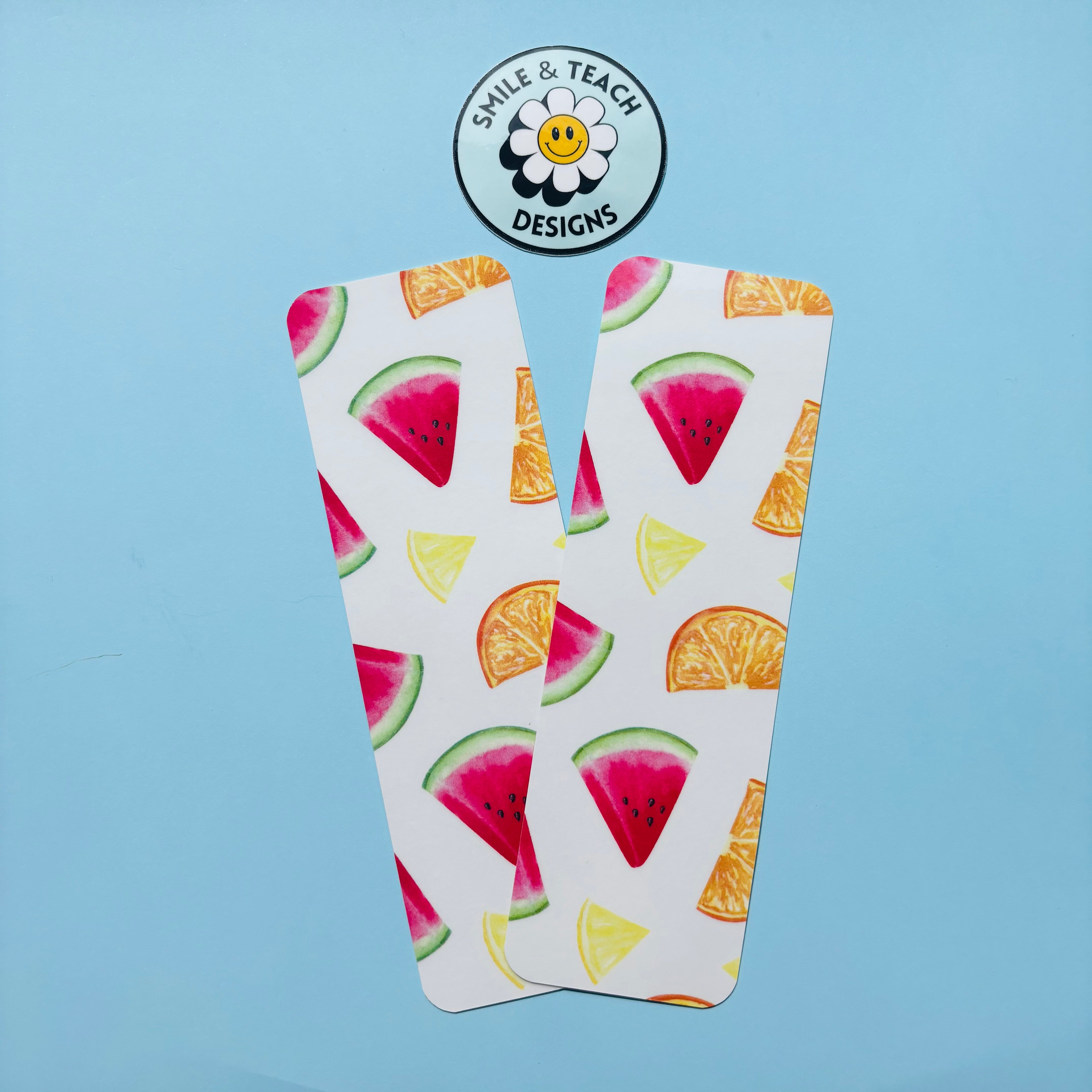 Summer Fruit Slices Bookmark