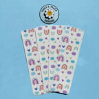 Pastel Rainbow & Clouds Bookmark