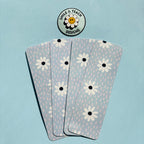 Soft Neutral Daisy Bookmark