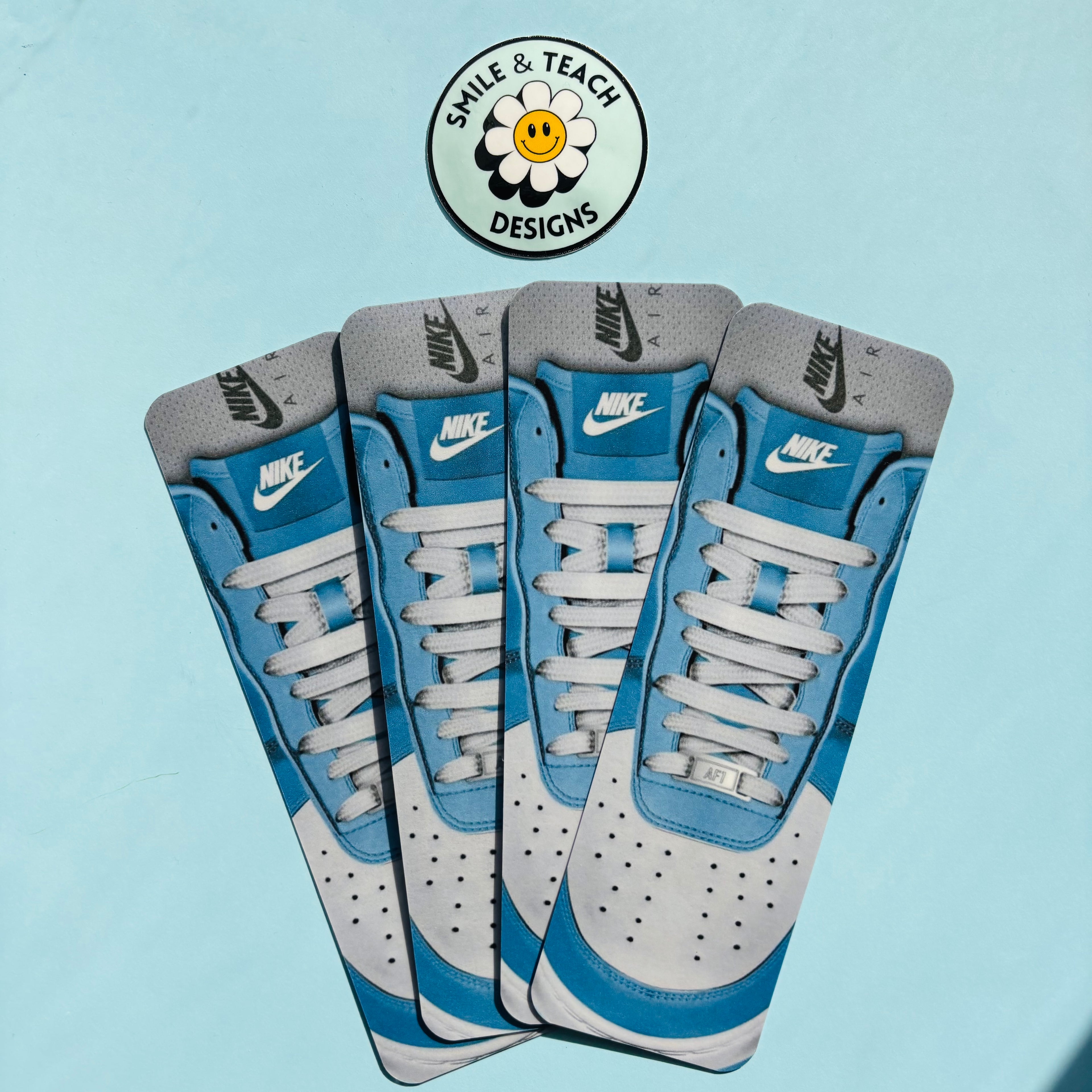 Blue Sneaker Style Bookmark